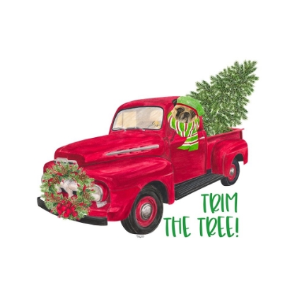 Picture of DOG DAYS OF CHRISTMAS ICON IV-TRIM THE TREE