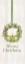 Picture of IRISH CHRISTMAS VERTICAL II-CLADDAGH WREATH