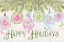 Picture of VINTAGE CHRISTMAS LANDSCAPE I-HAPPY HOLIDAYS