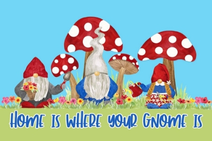 Picture of GARDENING GNOMES LANDSCAPE II-HOME IS