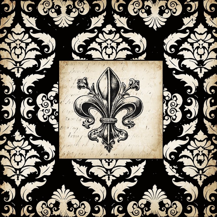 Picture of FLEUR D LIS DAMASK I