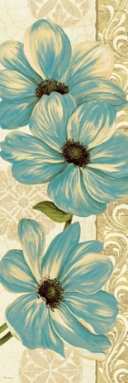 Picture of GARDEN FETE TURQUOISE PANEL II