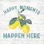 Picture of HAPPY  THOUGHTS VII ON WHITE