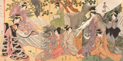 Picture of KABUKI PLAYERS AS THE EIGHT SENNIN