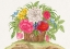 Picture of BASKET OF BLOOMING FLOWERS II