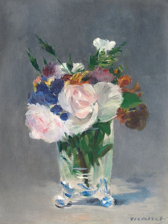 Picture of FLOWERS IN A CRYSTAL VASE