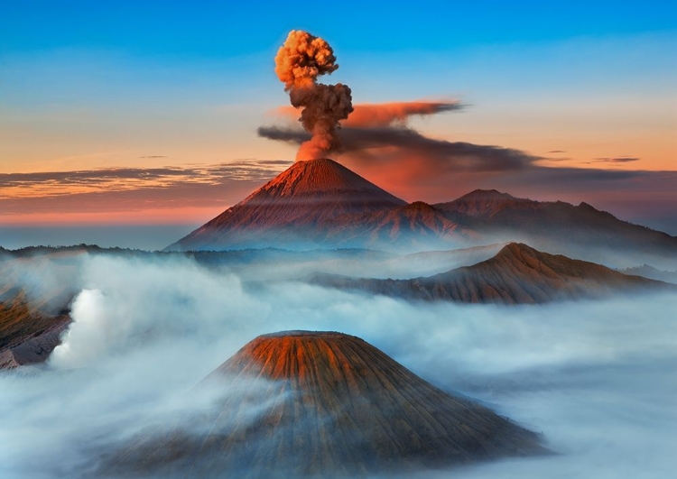 Picture of SEMERU- BROMO- BATOK VOLCANOES- JAVA- INDONESIA