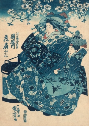 Picture of THE COURTESAN HANAO OF OGI-YA 