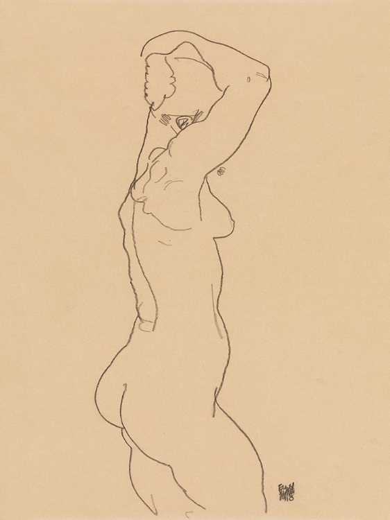 Picture of STANDING NUDE-FACING RIGHT 