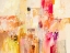 Picture of RED AND GOLD ABSTRACT II