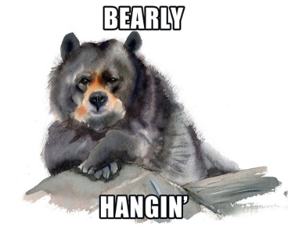 Picture of BEARLY HANGIN
