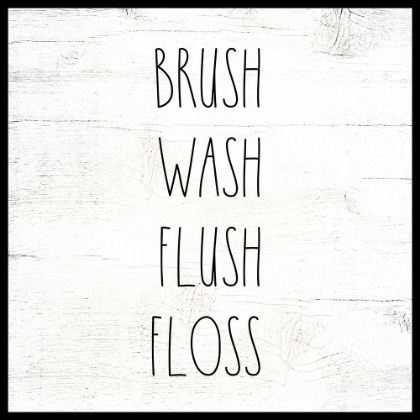 Picture of BRUSH WASH FLUSH FLOSS