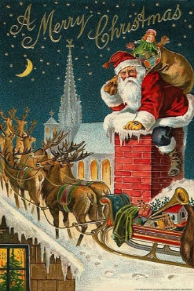 Picture of SANTA CHIMNEY