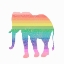 Picture of RAINBOW ELEPHANT