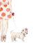 Picture of GIRL WITH PUPPY