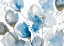 Picture of BLUE ABSTRACT FLORAL II