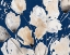 Picture of NEUTRAL FLORAL ON INDIGO II