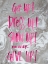 Picture of NEVER GIVE UP GREY MARBLE
