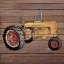 Picture of TRACTOR ON WOOD I