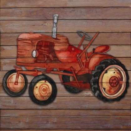 Picture of TRACTOR ON WOOD II