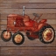Picture of TRACTOR ON WOOD II