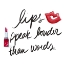Picture of LIPS SPEAK LOUDER