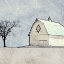 Picture of OUT IN THE BARN