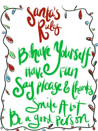 Picture of SANTAS RULES