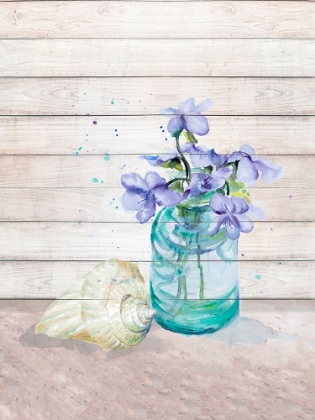 Picture of FRESH FLOWERS AND SHELLS II