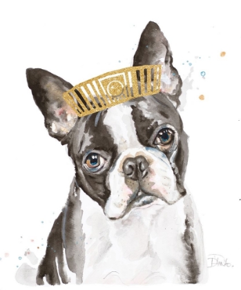 Picture of FRENCH BULLDOG WITH CROWN