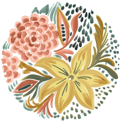 Picture of PEACHY MATISSE FLORALS I