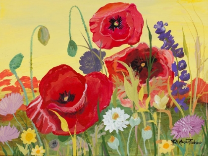 Picture of VICTORY RED POPPIES I