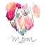 Picture of MOM WITH TULIP HEART