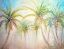 Picture of WATERCOLOR PALMS SCENE