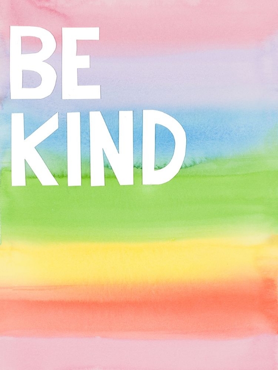 Picture of BE KIND RAINBOW COLORS