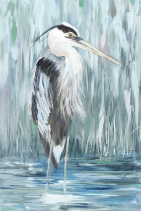 Picture of STANDING STILL HERON I 