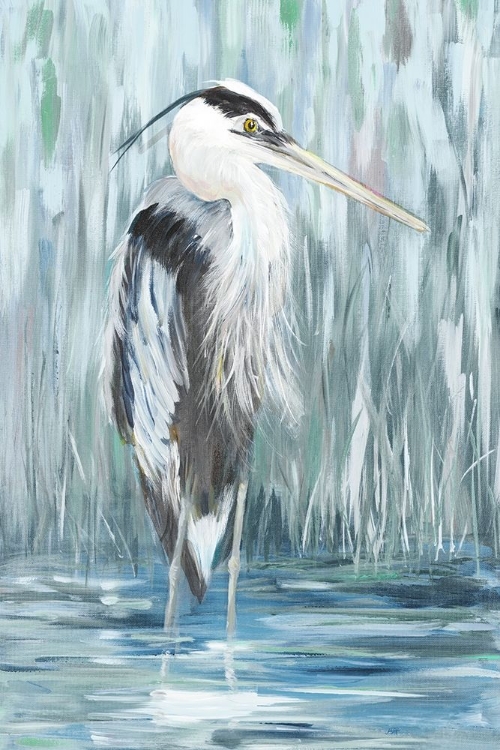 Picture of STANDING STILL HERON I 