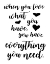 Picture of LOVE WHAT YOU HAVE