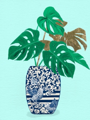 Picture of JUNGLE LEAVES IN VASE