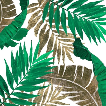 Picture of MODERN JUNGLE LEAVES CLOSE UP I
