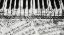 Picture of BLACK AND WHITE PIANO KEYS