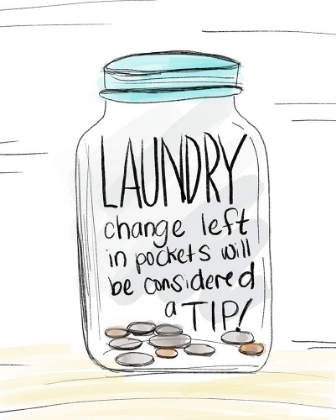 Picture of LAUNDRY TIP JAR