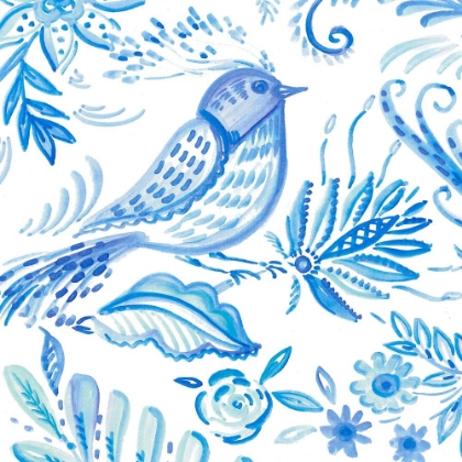 Picture of BIRDS IN BLUE I
