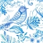 Picture of BIRDS IN BLUE I