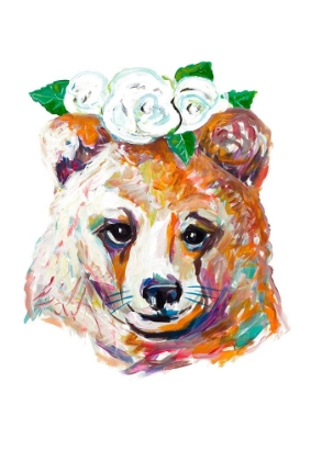 Picture of BEAR WITH FLOWER CROWN