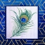 Picture of PEACOCK FEATHER I