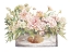 Picture of FLOWERS IN WOODEN PLANTER