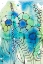 Picture of BLUE WATERCOLOR WILDFLOWERS I