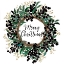 Picture of CHRISTMAS WREATH WITH DARK BERRIES