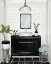 Picture of MODERN BLACK AND WHITE BATH II